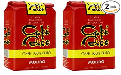 Cafe Rico Ground Coffee Bagged, 14 Ounce (Pack of 2) Café Puerto Rico