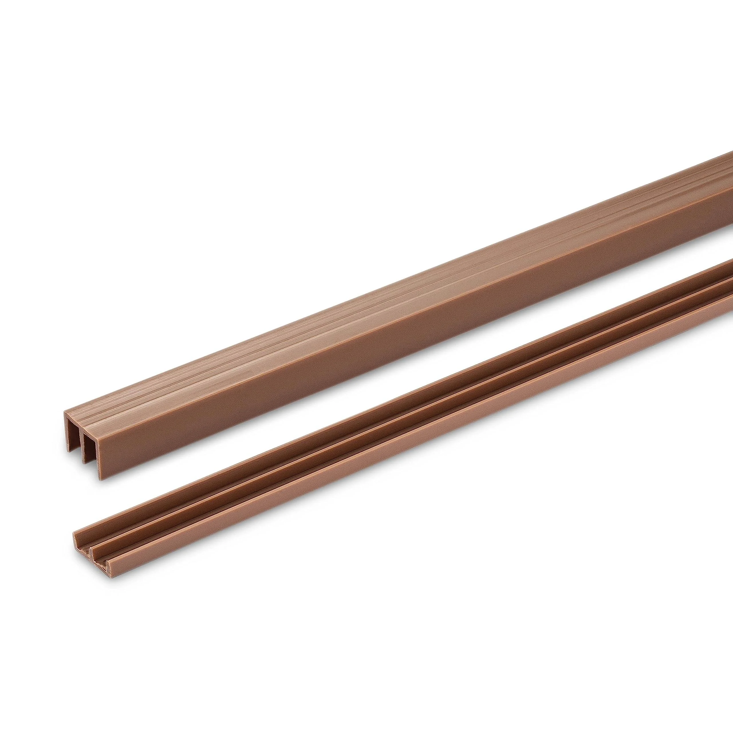 Randall Manufacturing 1/4" Plastic Sliding Door Track (Tan, 3 FT Long)