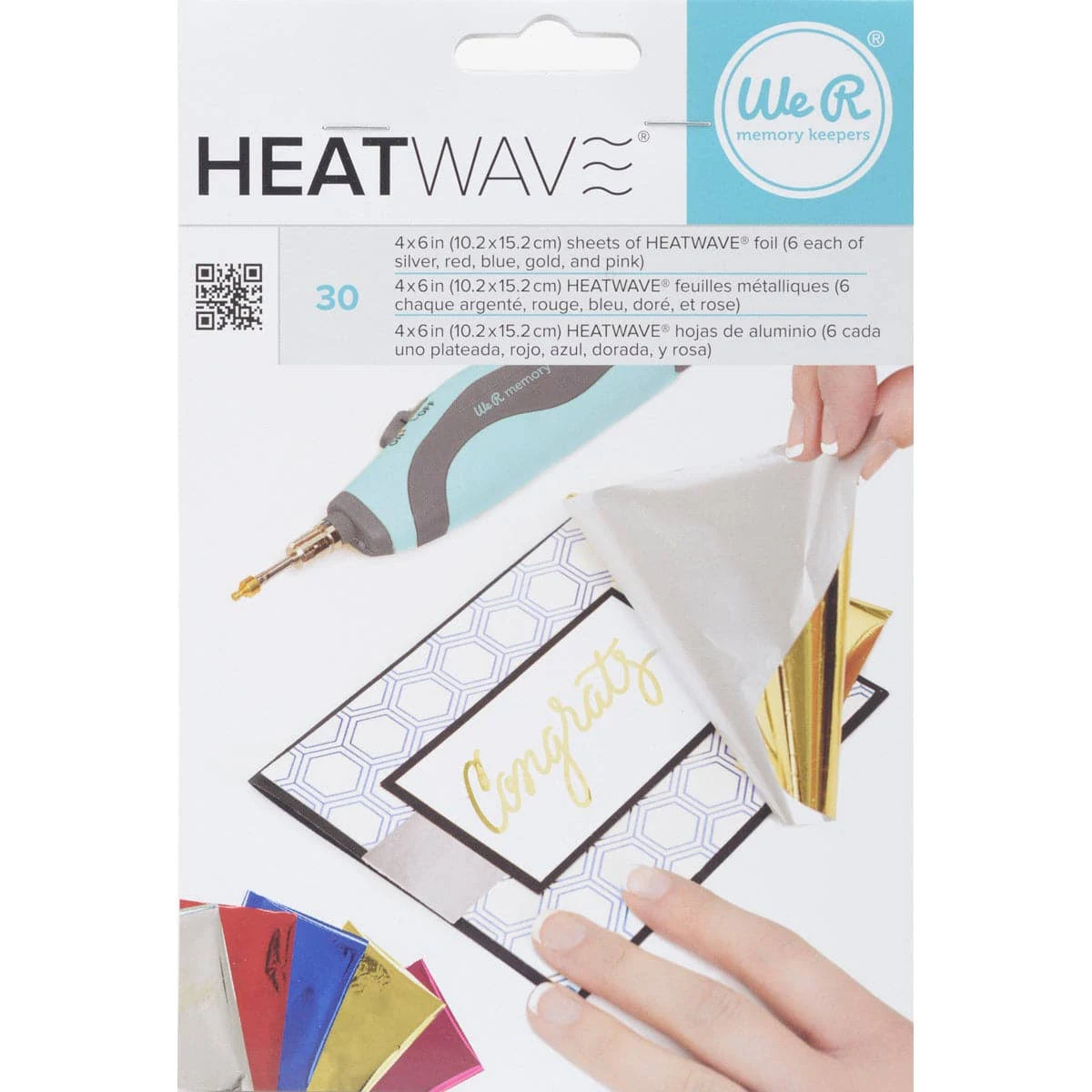 Heatwave Foil Sheets 4"X6" 30/Pkg-Multicolor