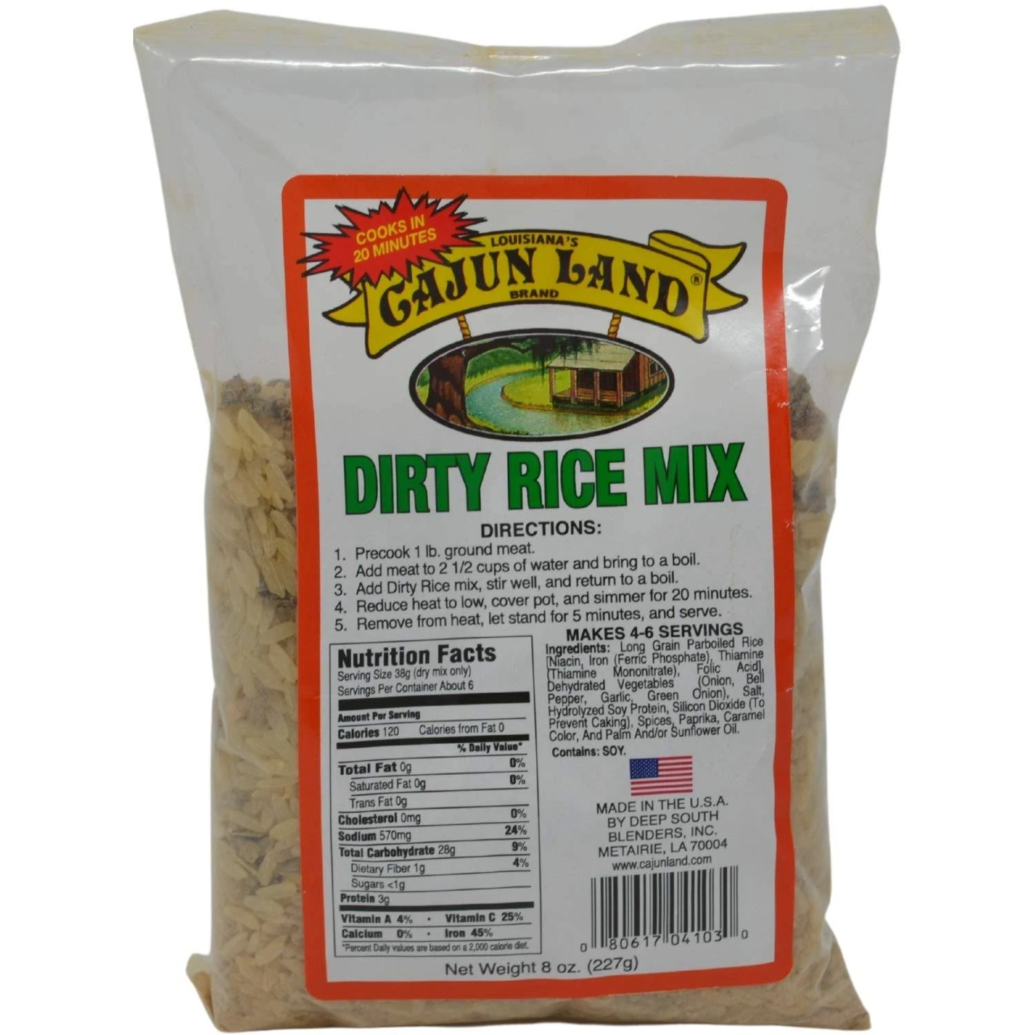 Cajun Land Dirty Rice Mix 8 oz