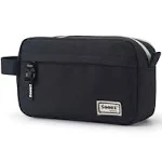 Sooez High Capacity Pen Case Black, Durable Pencil Bag Stationery Pouc