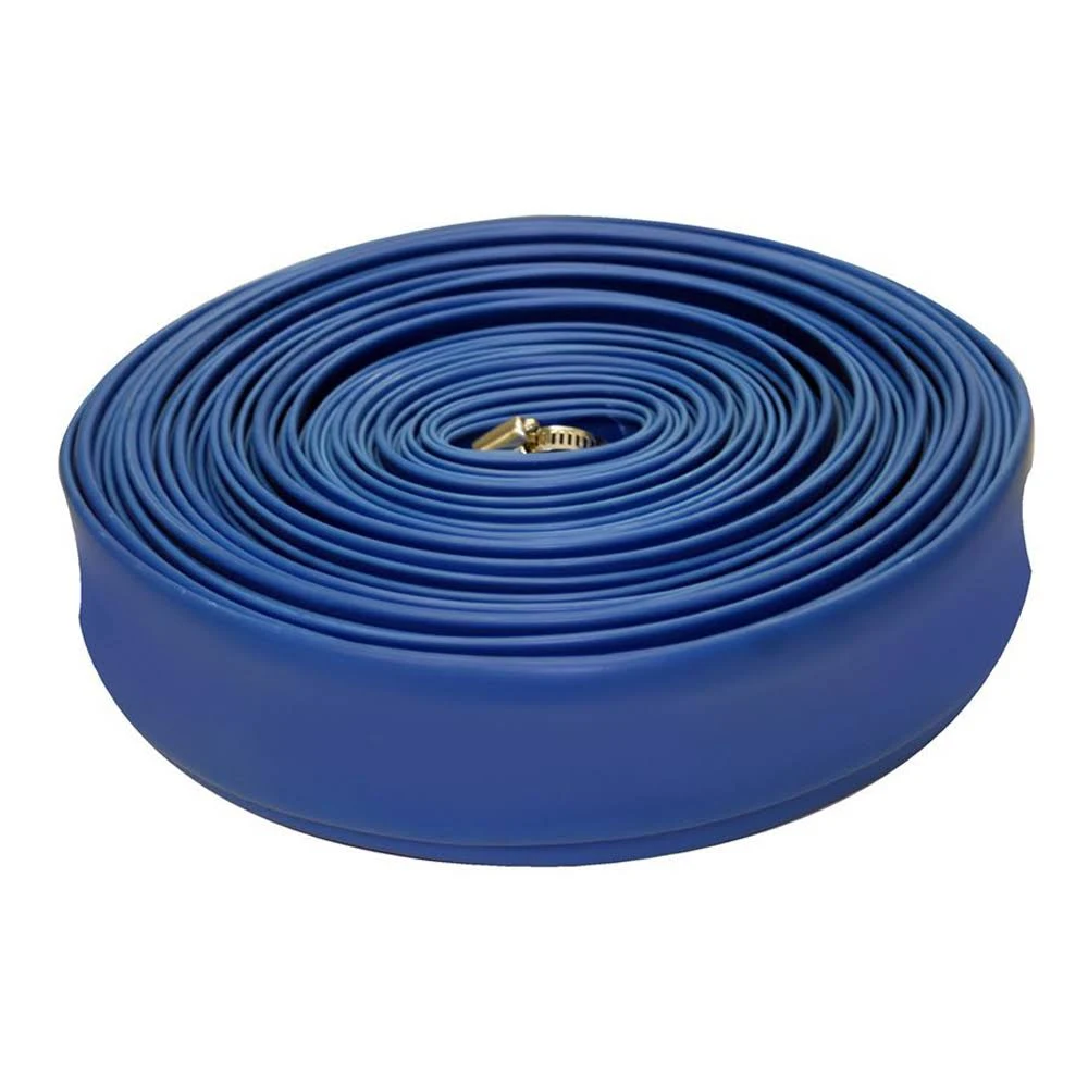 Blue Devil 100-Foot Backwash Hose for Pool with Hose Clamp, 1-1/2" W x 100' L