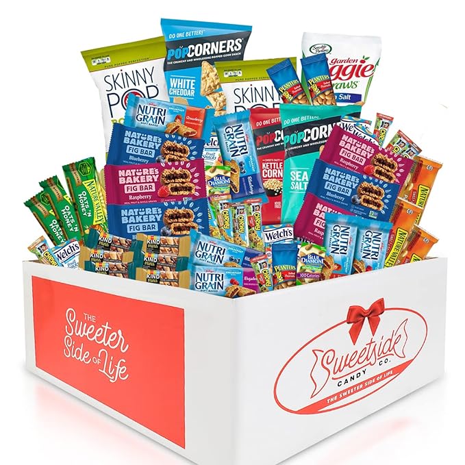 Healthy Snacks Variety Pack for Adults - Snack Box for Adults - Care Package - -