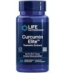 Life Extension Advanced Curcumin Elite™ Turmeric Extract, Ginger & Turmerones - 270x Better Absorption than Standard Curcumin with Complementary Plant Extracts - Gluten-Free, Non-GMO - 30 Softgels