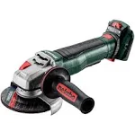 Metabo 601738830, 18V 4.5"/5" Variable Speed Brushless Brake Angle Grinder Bare ...