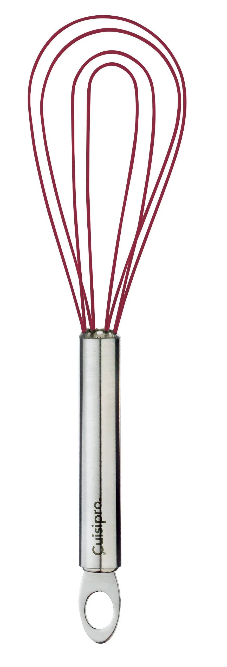 Cuisipro 8" Red Silicone Coated Flat Whisk