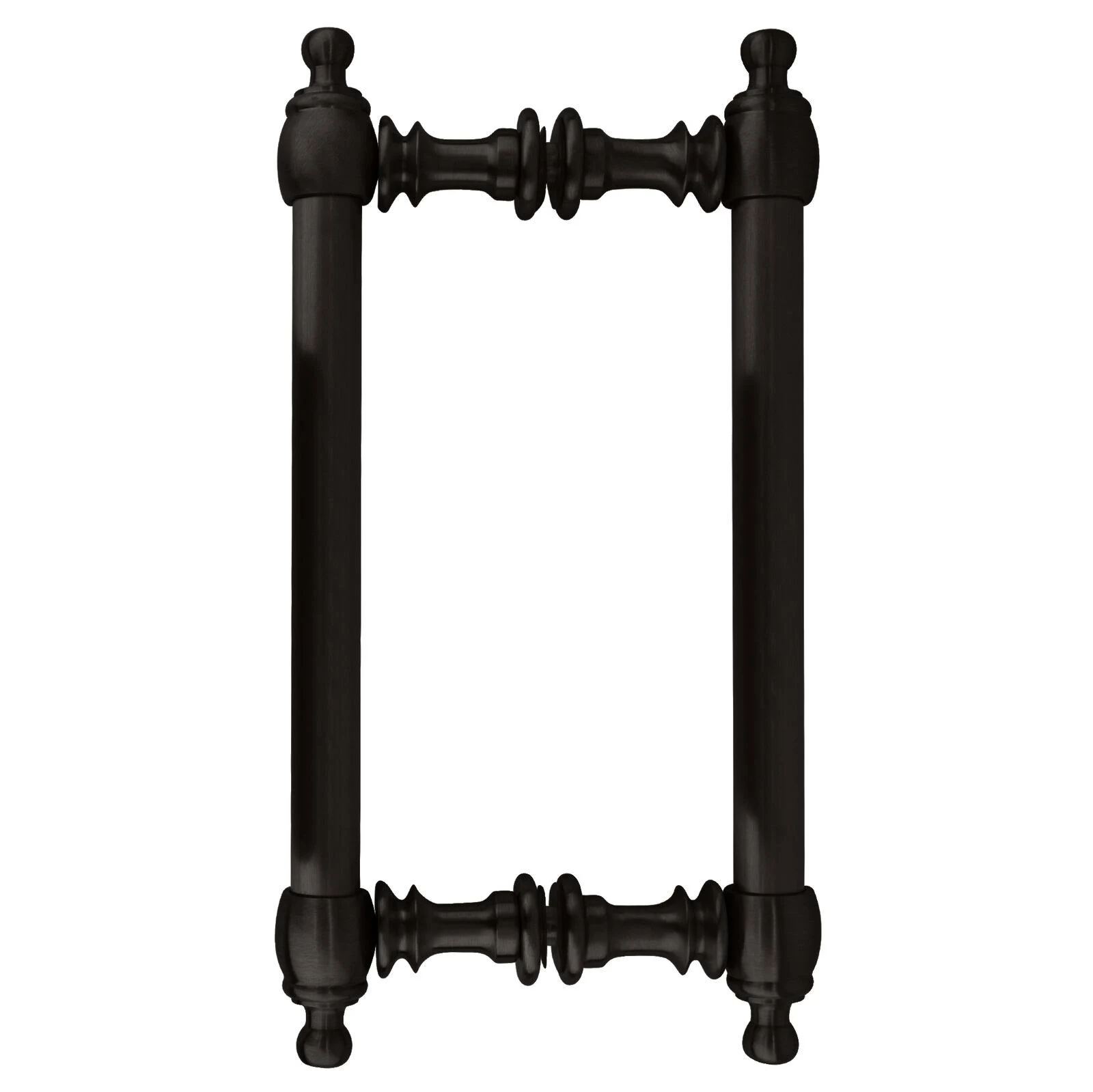 CRL C0L8X80RB Oil Rubbed Bronze 8&#034; Colonial Style Back-to-Back Pull Handles