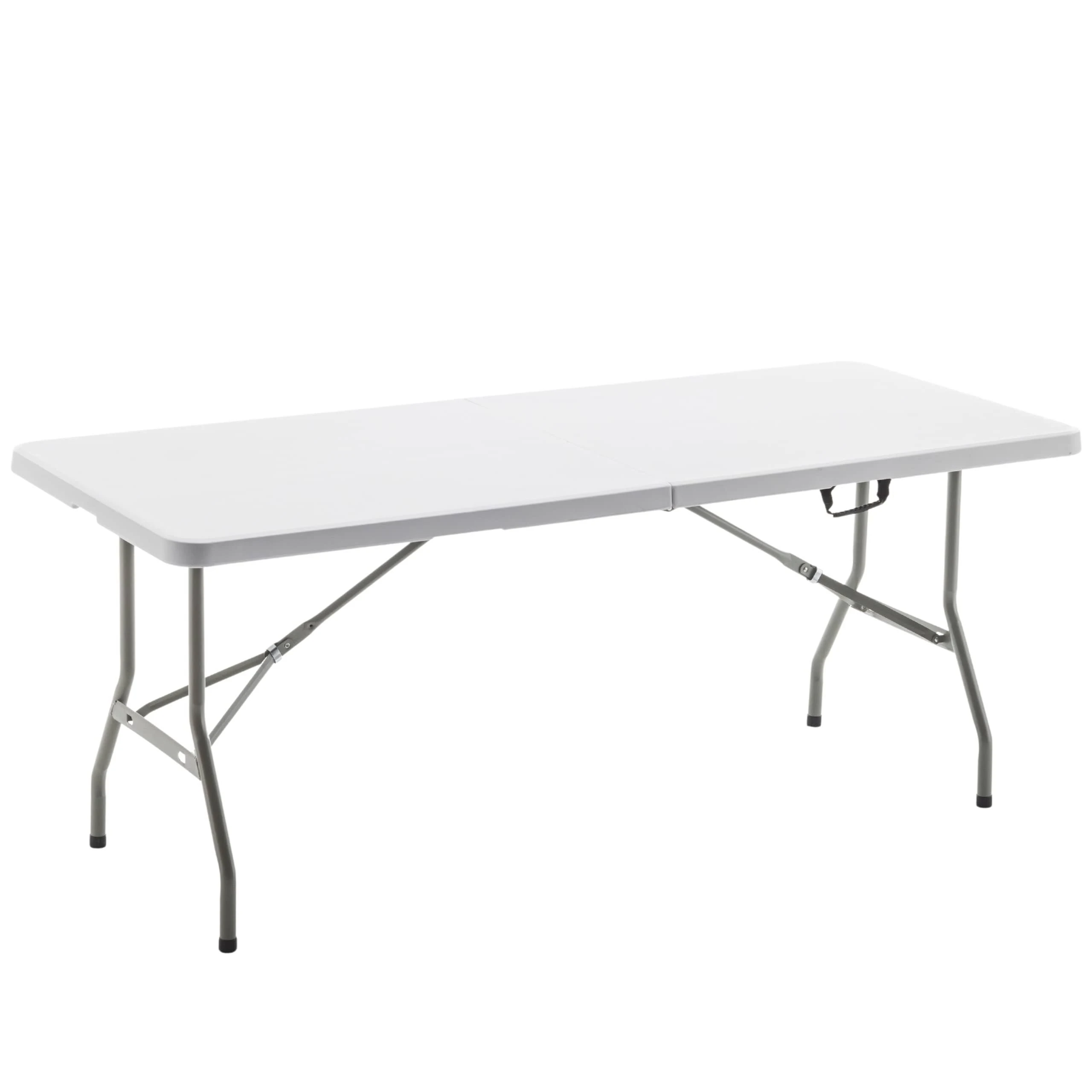 BTExpert Plastic Folding Table 6 ft 72" x 29.5" Heavy Duty Portable Carrying ...