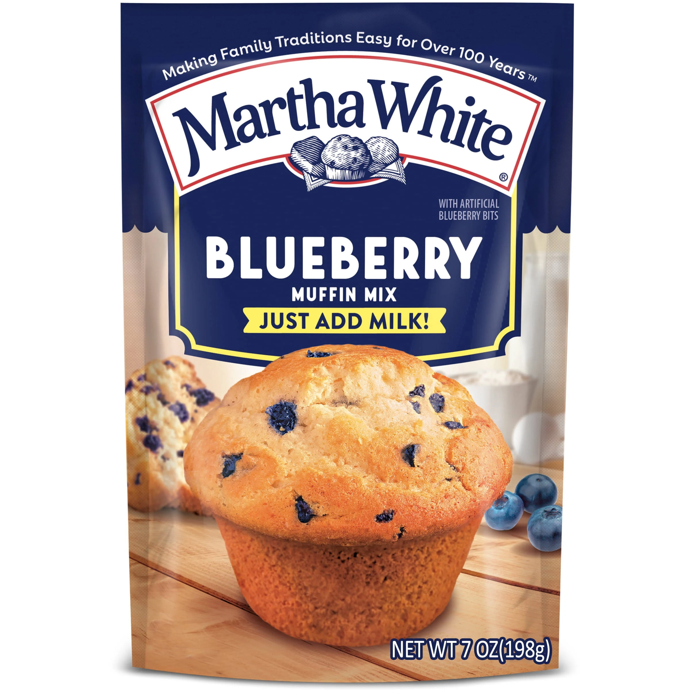 Martha White Muffin Mix, Blueberry - 7 oz