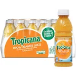 Tropicana 100% Orange Juice, 15.2 fl oz (Pack of 12) - Real Fruit Juices, Vitamin C Rich, No Added Sugars, No Artificial Flavors