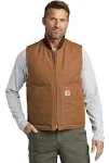 Carhartt Men's Carhartt Brown Duck Vest