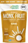 Health Garden Monk Fruit Sweetener, Classic - Non GMO - Gluten Free - Sugar Substitute - Kosher - Keto Friendly (3 lbs)