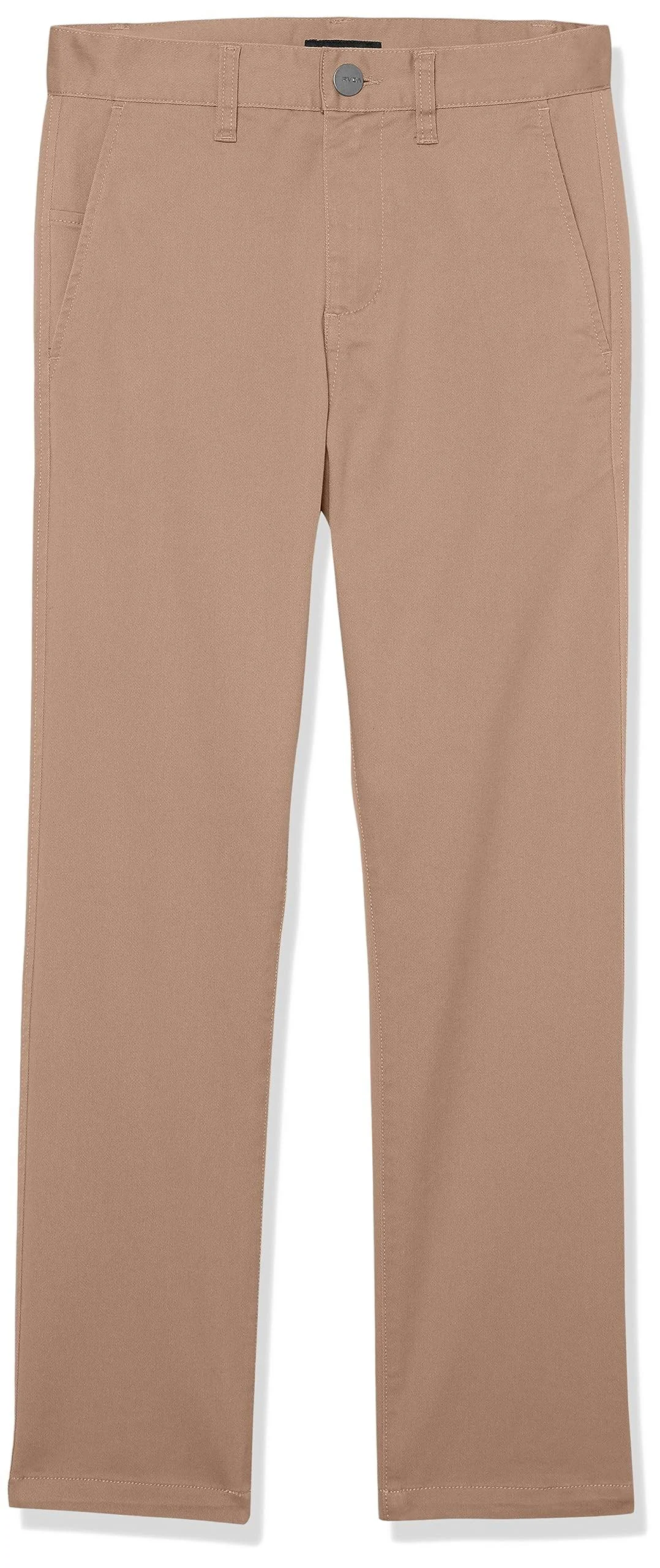 Boys Weekday Stretch Straight Fit Pants - Dark Khaki