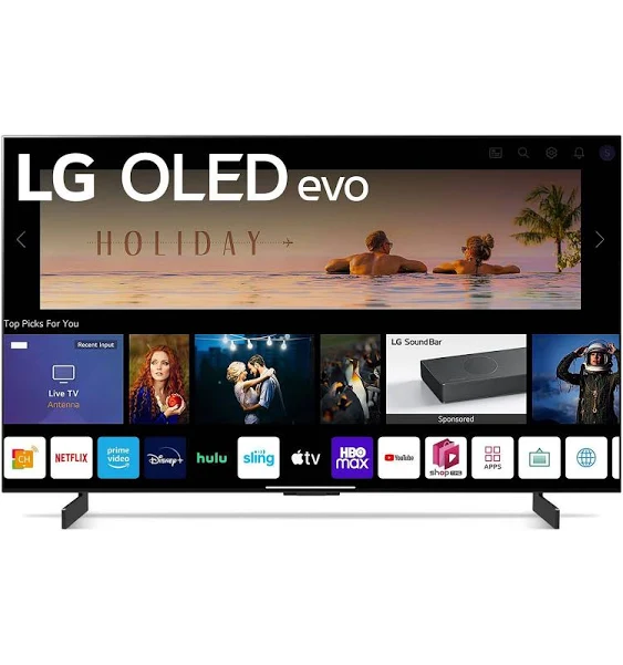 LG C2 Series 42-Inch 4K Smart OLED Evo TV