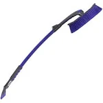 Snow Ninja Storm Extendable Up To 55 inches Curved Snow Brush with Extra Wide Brush Head Foam Grip and Ice Scraper