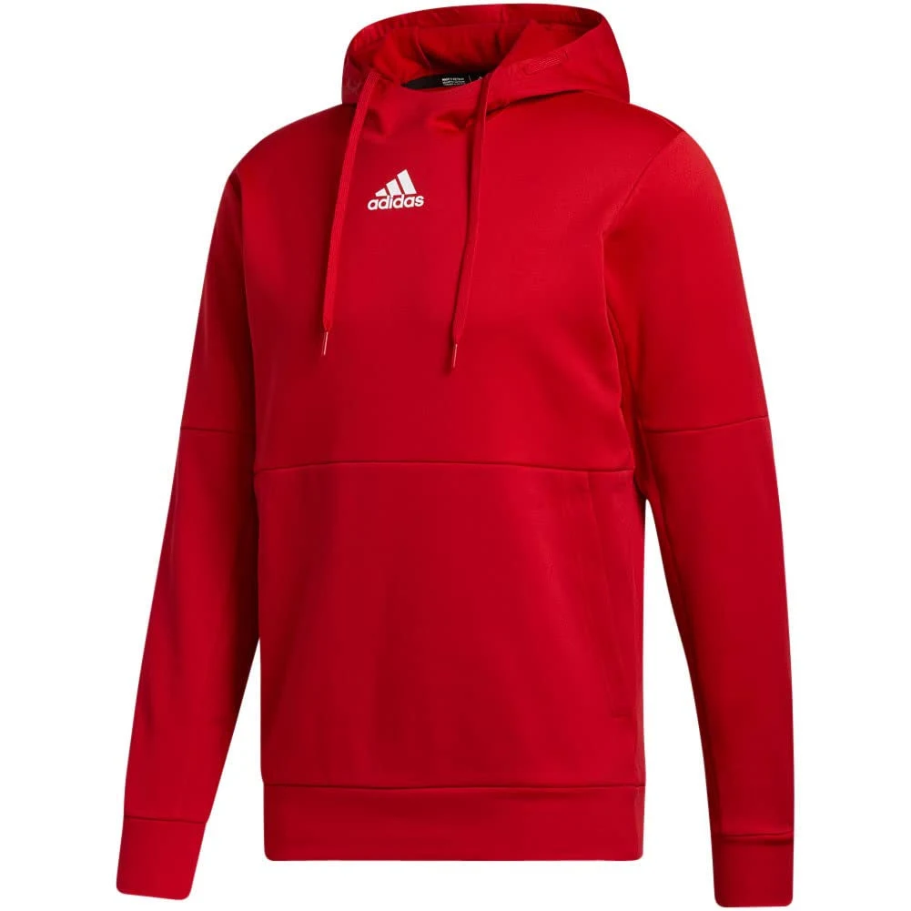 "FQ0156 Adidas Men's Team Issue Training Pullover Hoodie Red/White M"