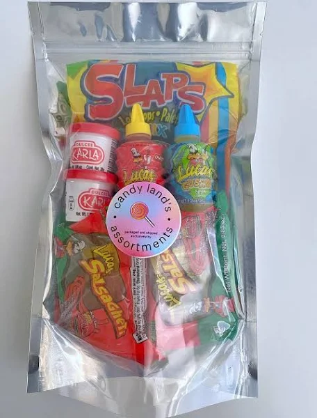 Slaps Lollipop Candy DIY Kit- TikTok Famous - Mix Flavors of Mexican Candy