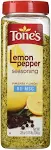 Lemon Pepper Tone's Seasoning Seasonings Spice Seafood Chicken ~ 28 oz bottle