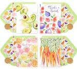 Papyrus Thank You Cards with Envelopes, Fruits and Vegetables (20-Count)