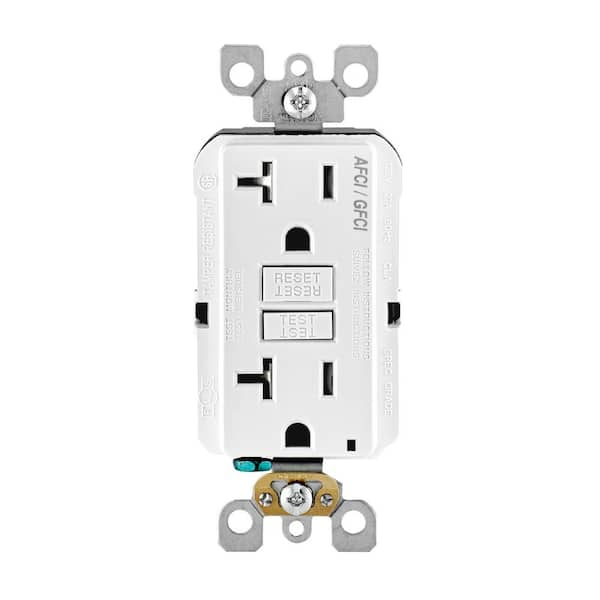 Leviton SmartlockPro Dual Function AFCI/GFCI Receptacle