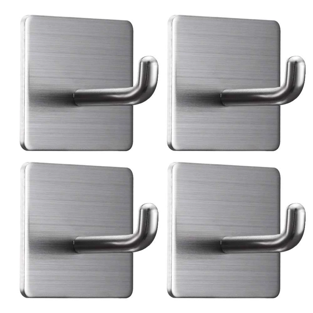 Jekoo Strong Adhesive Hooks, Heavy Duty Wall Hooks Towel Hooks for Hanging ...