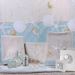 Avanti Linens - Bathroom Accessories Set, Coastal Inspired Shower & Bathroom Decor (Seaglass Collection)