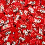 Kit Kat Snack Size Red Crisp Wafers Snack Size Milk Chocolate Candy Bars - Individually Wrapped - Bulk Pack (1 pound) 1 Pound (Pack of 1)