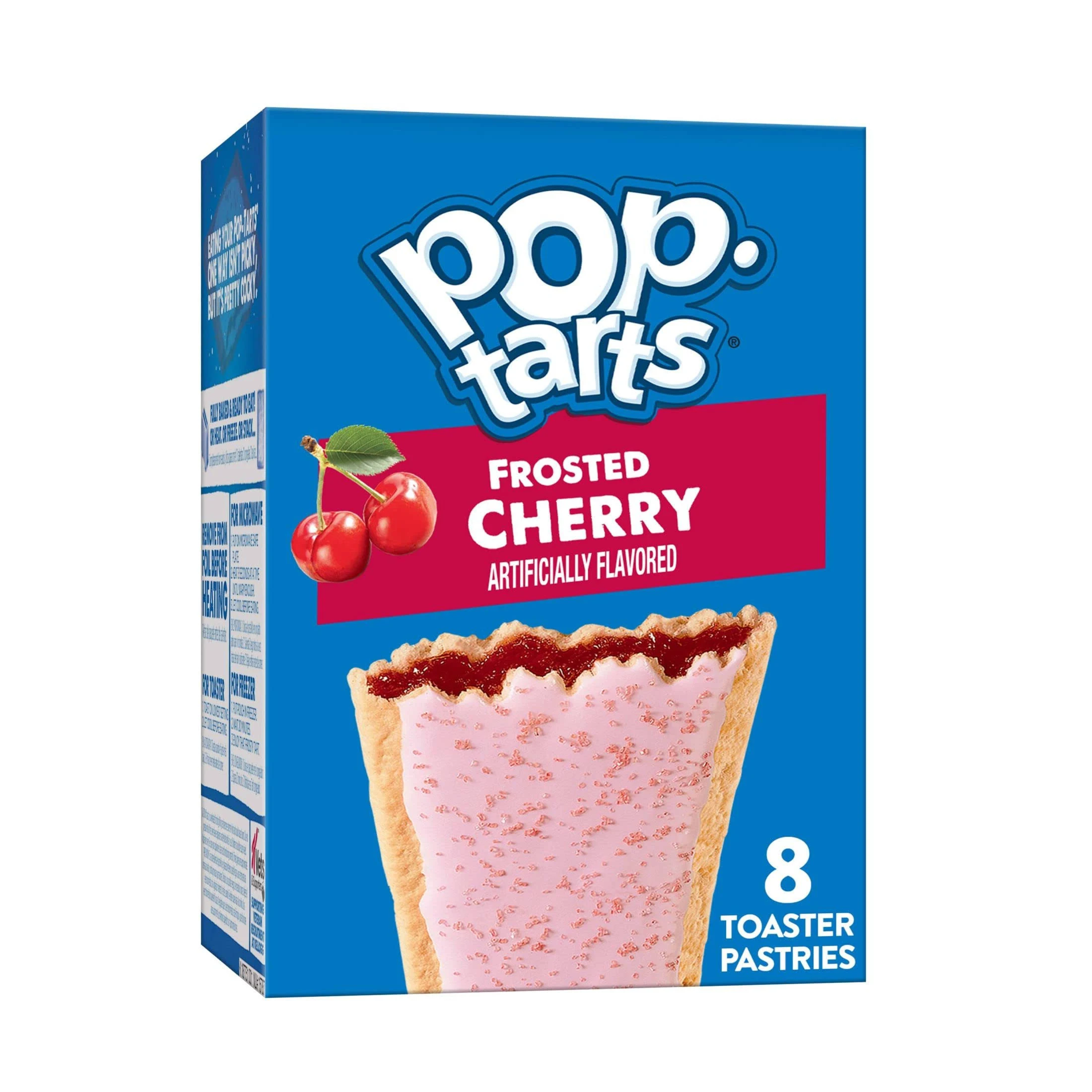 Pop-Tarts Toaster Pastries, Frosted, Cherry - 8 pastries, 13.5 oz