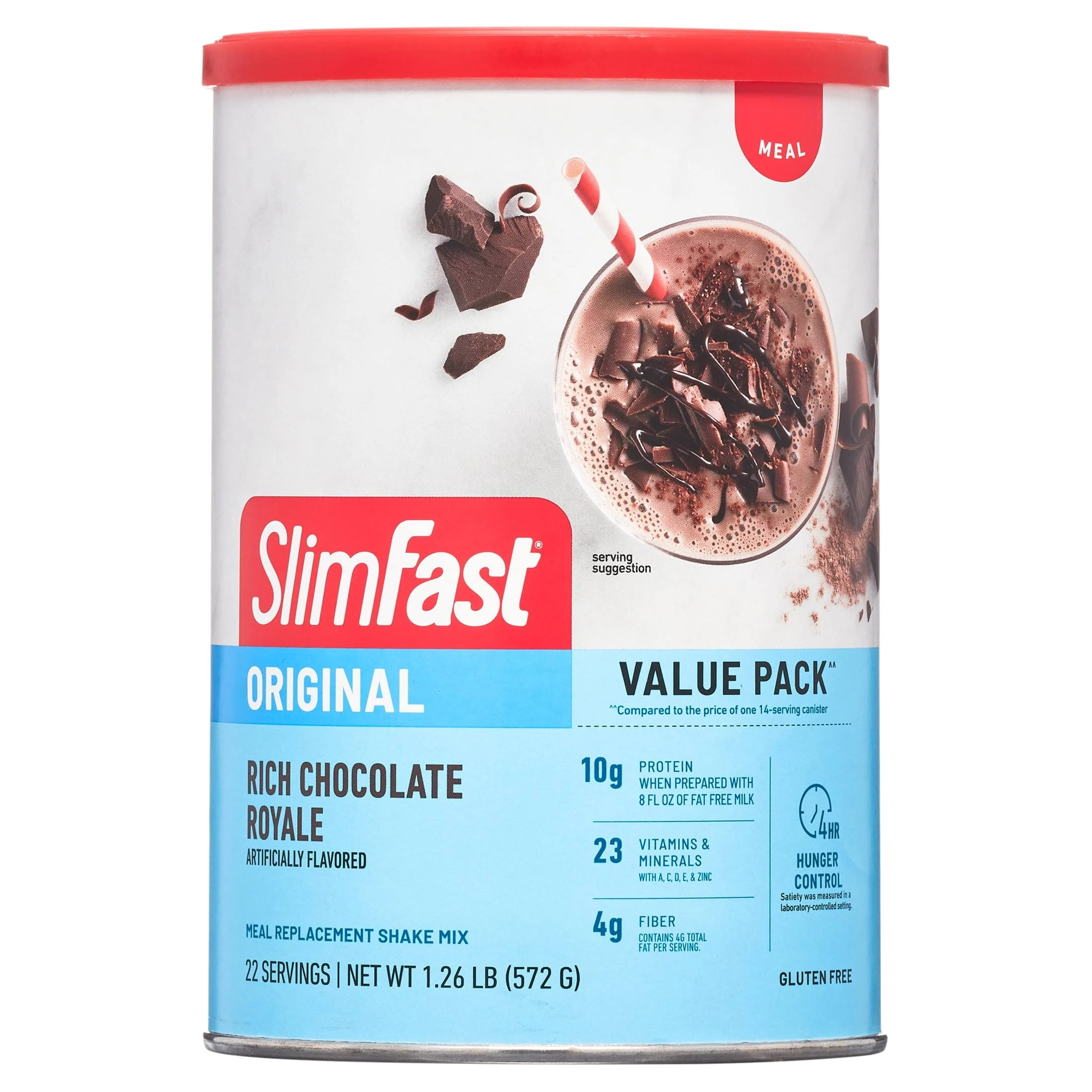 Slimfast Original Meal Replacement Shake Mix, Rich Chocolate Royale - 1.26 lb