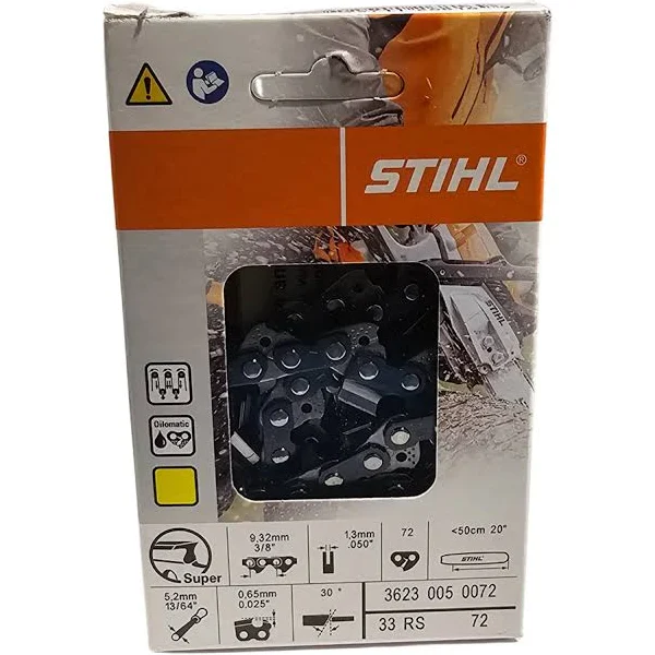 Stihl 33rs-72 Oilomatic Rapid Super Saw Chain, 20"