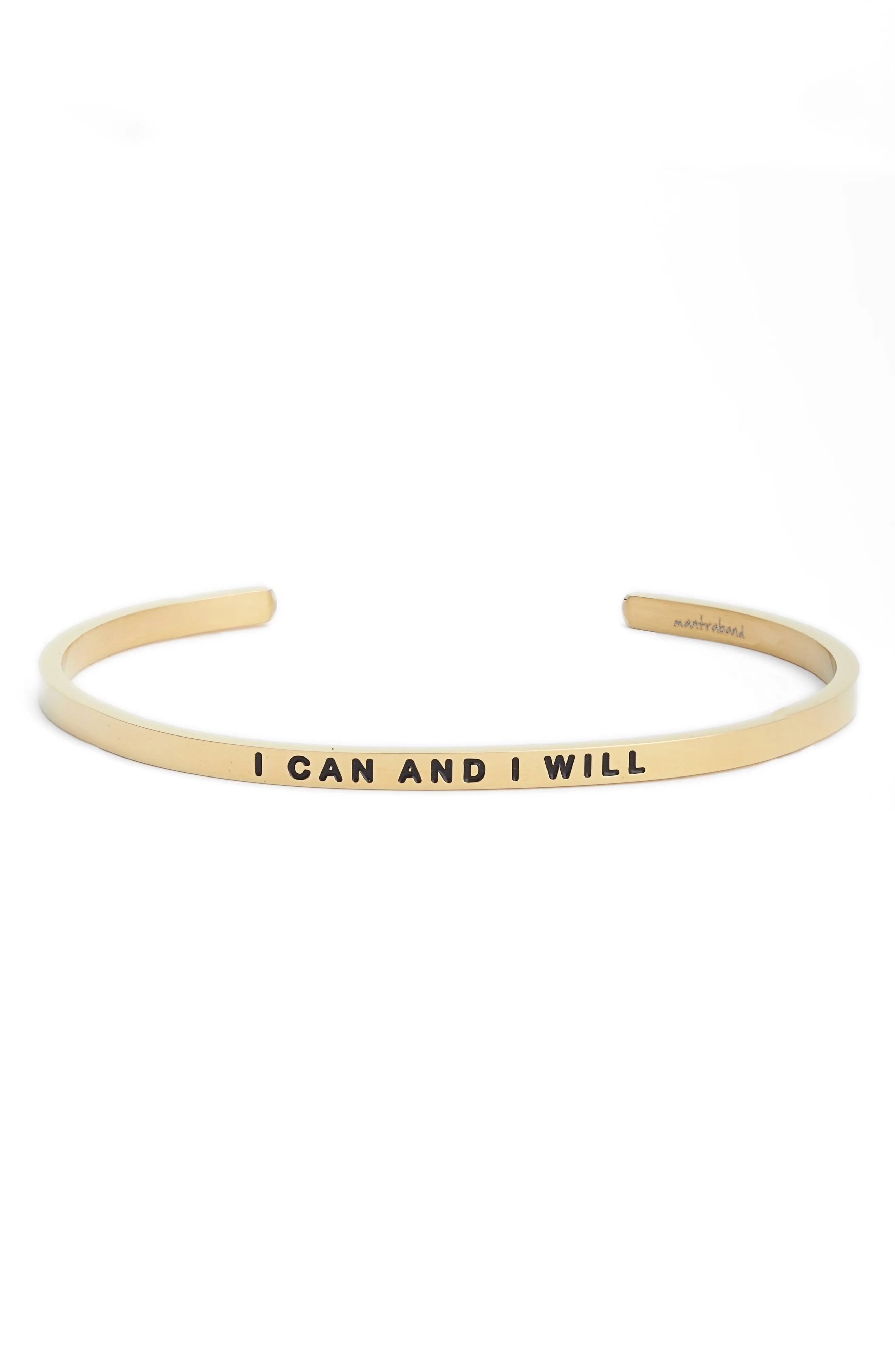 Mantraband Do It Anyway Bracelet in Yellow Gold