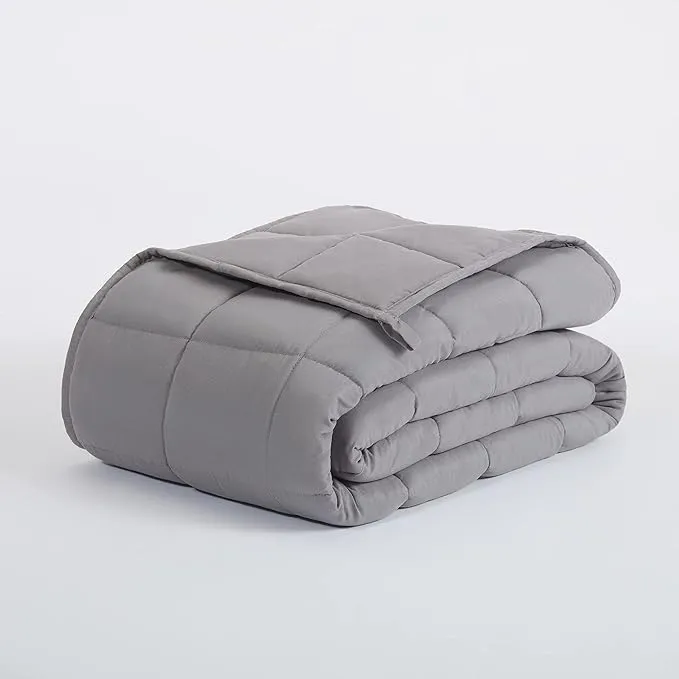 Serta Zen Rest Wrinkle Resistant Adult Heavy Weighted Throw Blanket Filled with ...