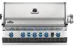 Napoleon Prestige Pro 665 Built-in Natural Gas Grill With Infrared Rear Burner