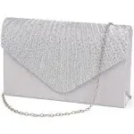 BBjinronjy Clutch Purse Evening Bag for Women Prom Sparkling Handbag with Detachable Chain for Wedding and Party