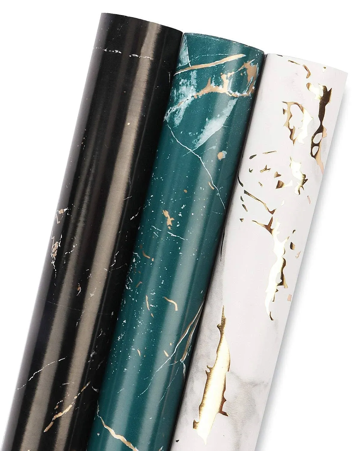 MAYPLUSS Elegant Marble Vine Wrapping Paper Roll