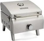 Professional Portable Propane Gas Grill in Stainless Steel