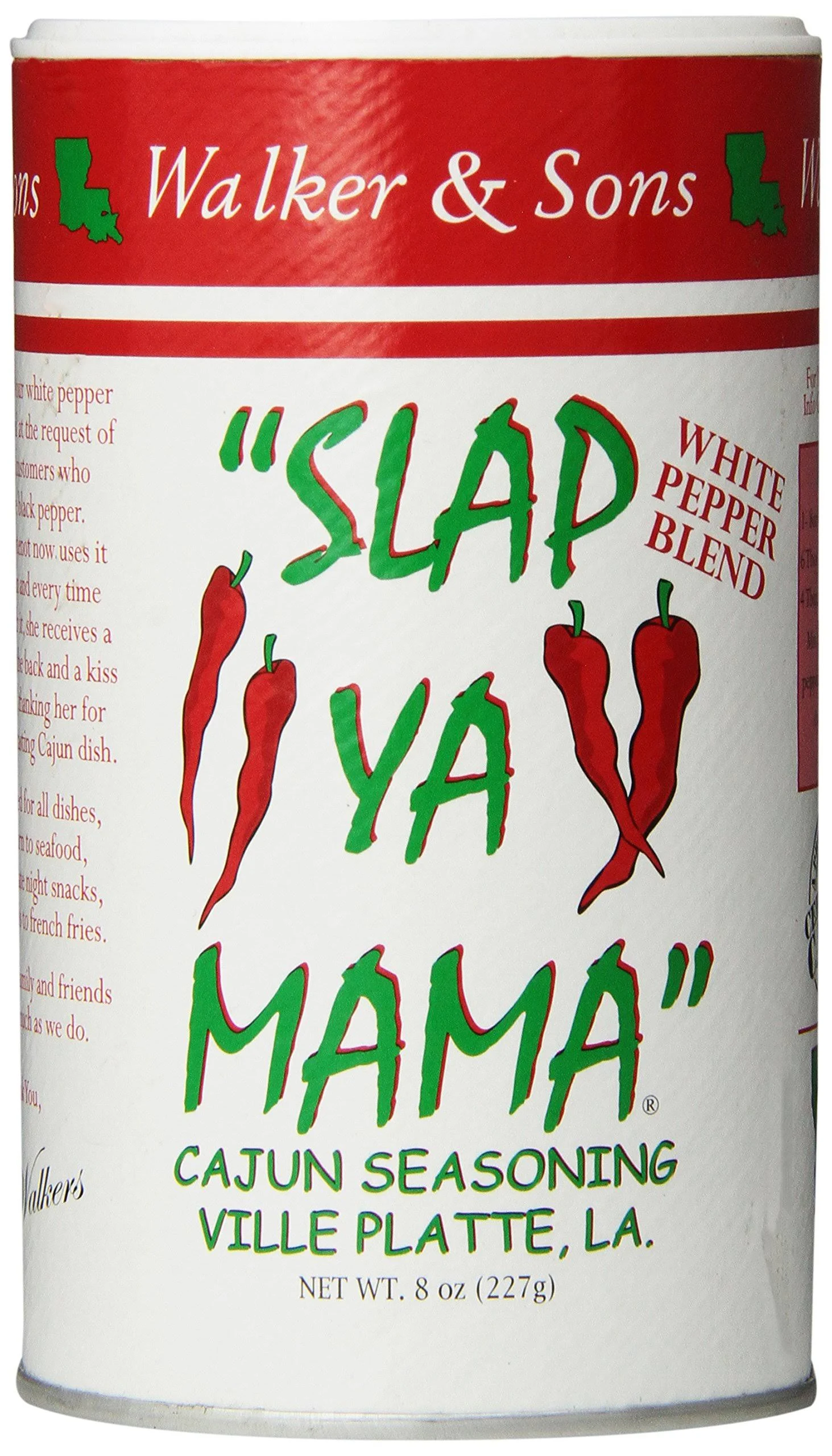 Slap Ya Mama White Pepper Blend - 8 oz canister