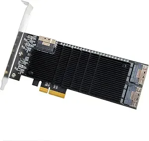 Syba SI-PEX40169 24 Port SATA III to PCIe 3.0 X4 Non-RAID Expansion Card