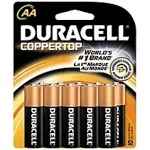 AA Duracell CopperTop Alkaline Batteries