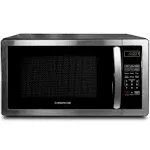 1.1 cu. Ft. 1000-Watt Countertop Microwave Oven in Metallic Red