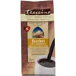 Chicory Herbal Coffee, Hazelnut, Medium Roast, Caffeine Free, 2 Bags 11 Oz Each