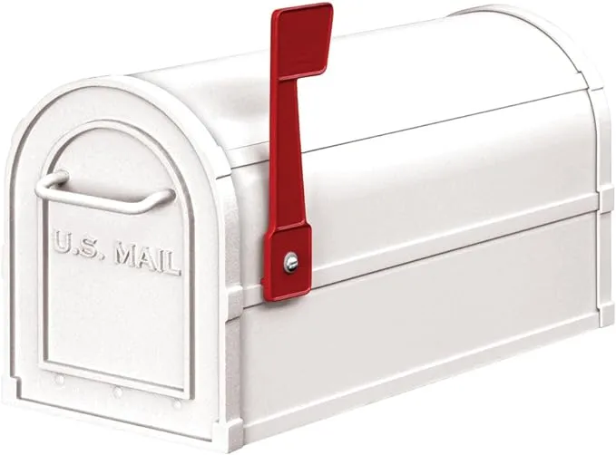 Salsbury Industries Heavy Duty Rural Mailbox 4850BLK