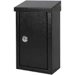 xydled Wall-Mounted Key Drop Lock Box Automotive with Key Lock, Metal Mailbox, Indoor& Outdoor Storage Box, Hanging Secured Suggestion Money Box, for Home & Business Use, 5.5X 3.0X 9.8 Inches, Black