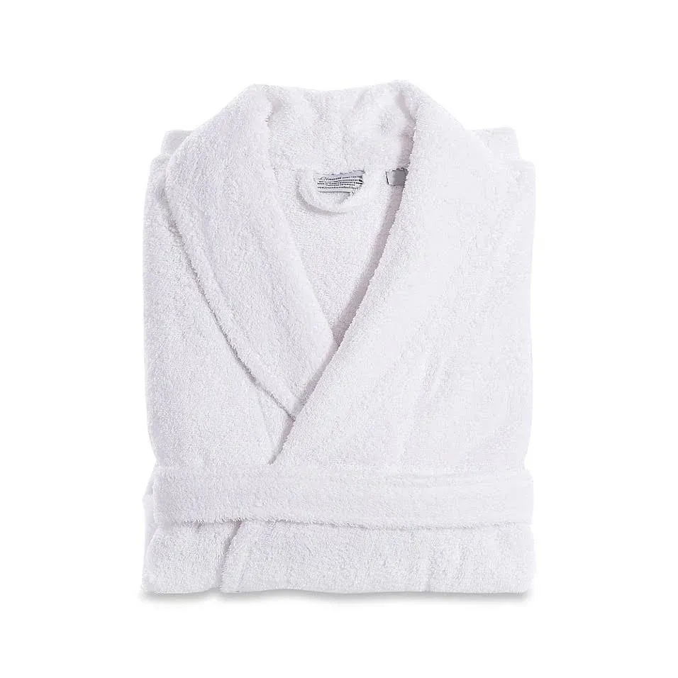 Linum Home Textiles 100% Turkish Cotton unisex Terry Cloth Bathrobe White