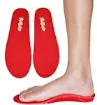 Red Orthotic Sports Insole by KidSole -- Lightweight Soft & Sturdy Orthotic Technology For Active Children With Flat Feet and Other Arch Support Problems (US Kids Sizes 2-3.5 (22 CM))