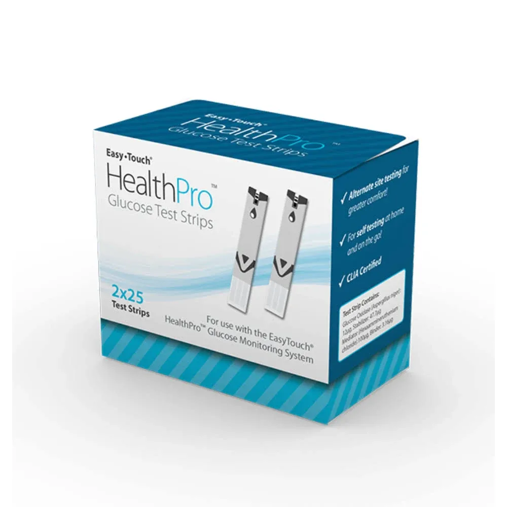 Health Pro Blood Glucose Test Strips (150)