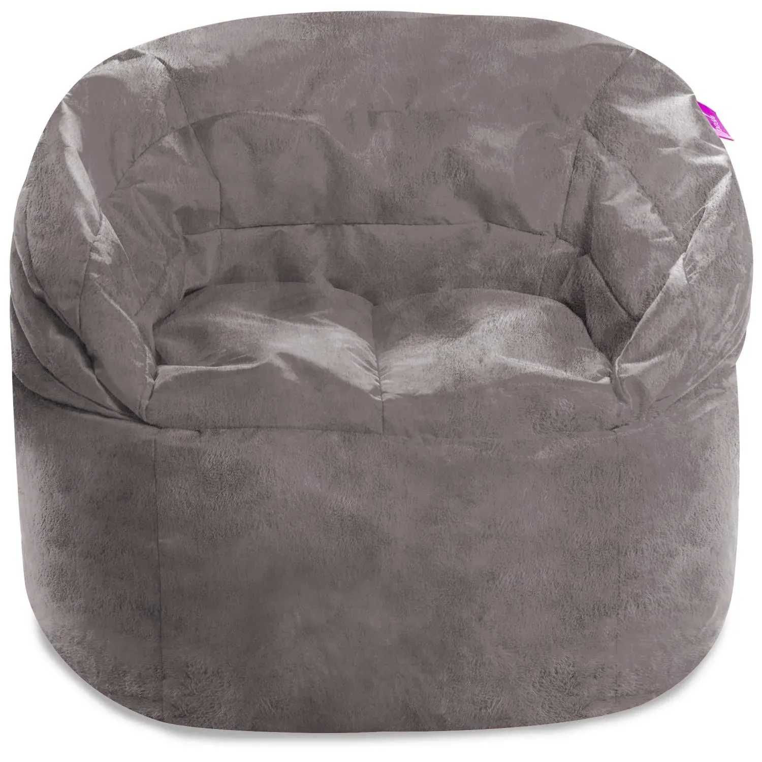 Posh Creations Structured Comfy Bean Bag Chair for Gaming, Reading, and Watching ...