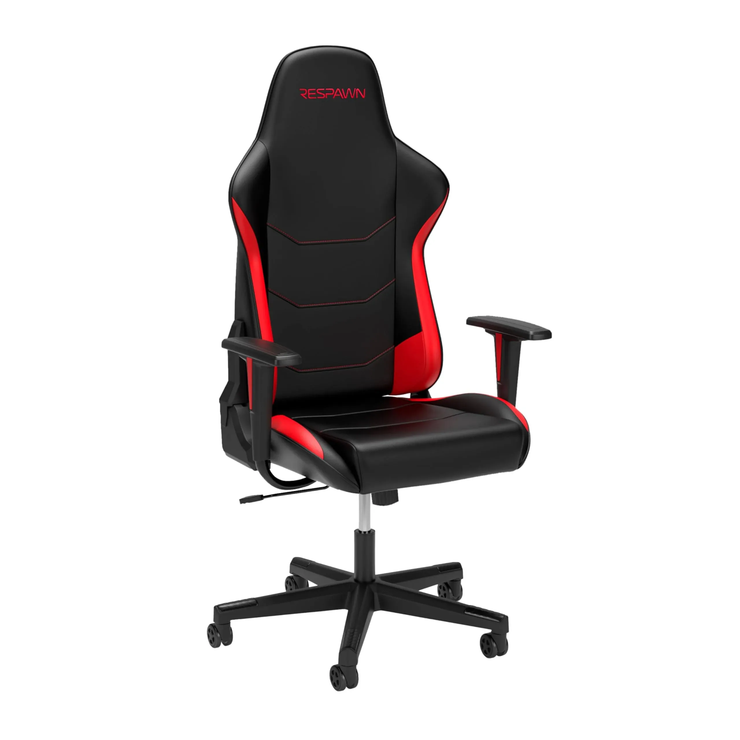 RESPAWN 110 Ergonomic Gaming Chair - Racing Style High Back PC Computer Desk Office Chair - 360 Swivel, Integrated Headrest, 135 Degree Recline with Adjustable Tilt Tension & Angle Lock - Gray Fabric