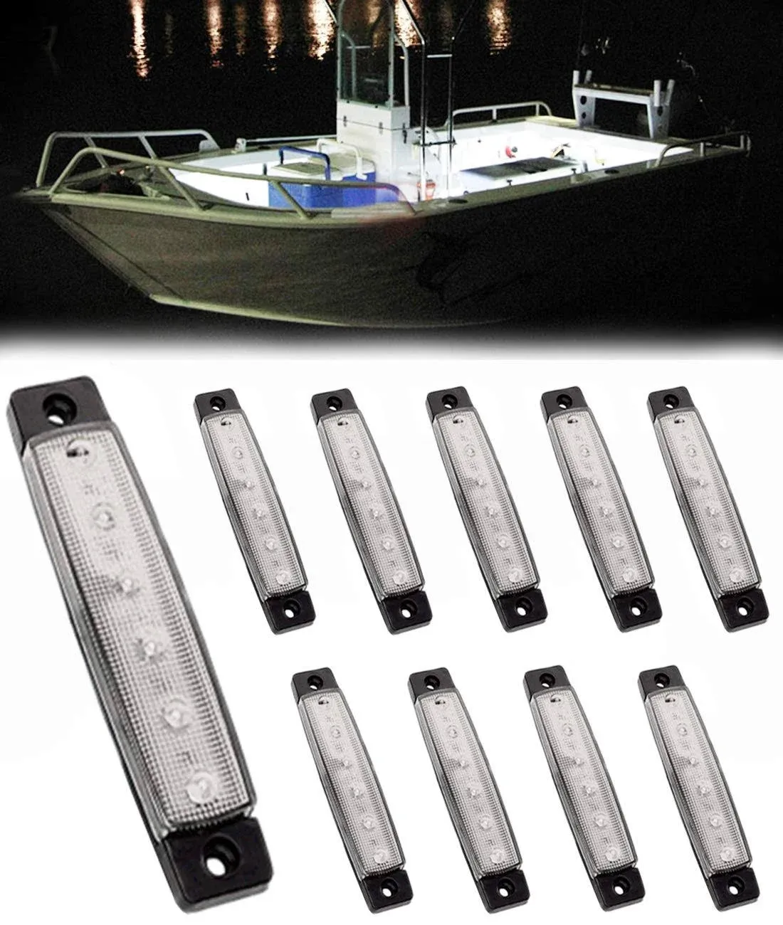 Shangyuan Marine Boat Lights, Utility LED Interior Lights for Boat Deck Courtesy ...