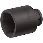 JETech 3/4 inch Drive 2 inch Deep Impact Socket, Made with Heat-Treated Chrome Molybdenum Alloy Steel, 6-Point Design, SAE